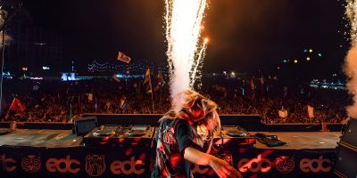 Alison Wonderland performing on Pioneer equipment at EDC Orlando. 2022