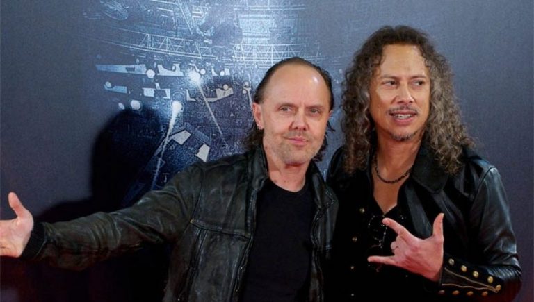 Lars Ulrich and Kirk Hammett