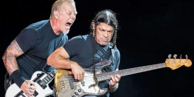 Rob Trujillo and James Hetfield