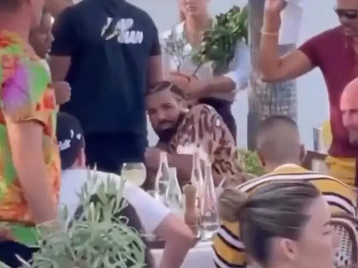 Drake dodging bees st tropez