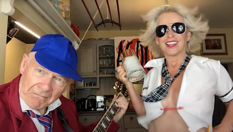 Things get icy as Toyah and Robert Fripp cover an AC/DC classic