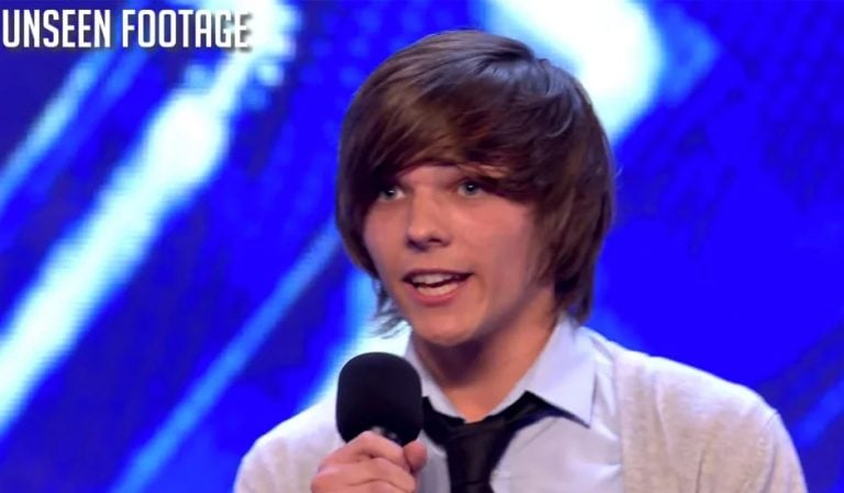 Watch Louis Tomlinson's very nervous extended 'X Factor' audition