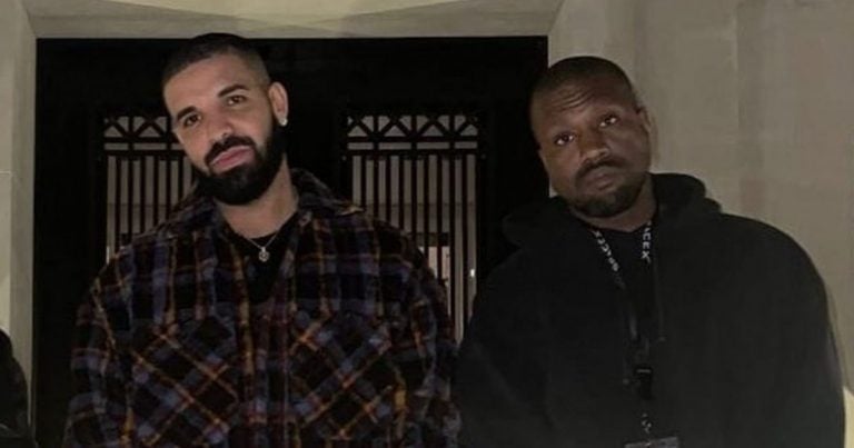 Drake with Kanye West