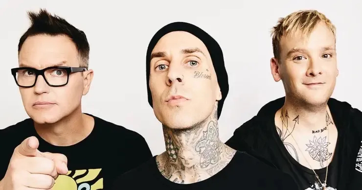 Matt Skiba with blink-182