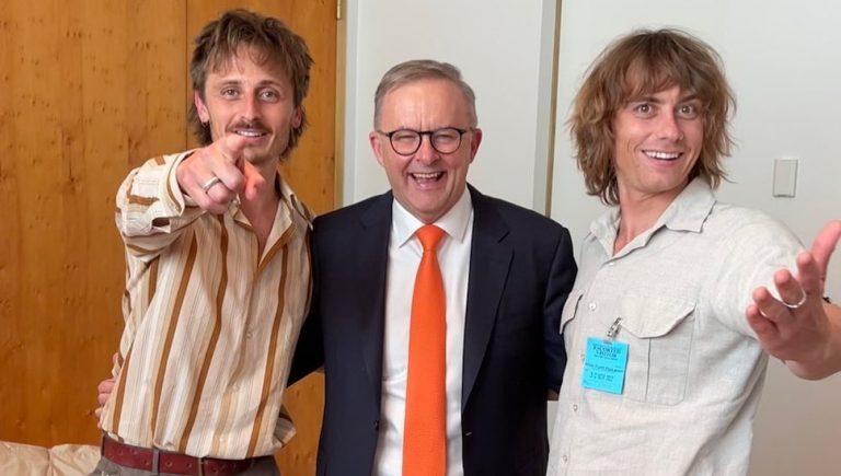 Lime Cordiale with Anthony Albanese