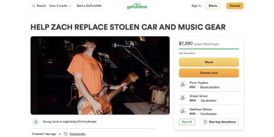 Young Lions Go Fund Me after car, gear stolen