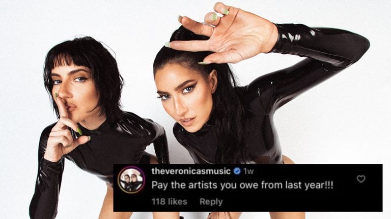 The Veronicas and others call for Lunar Electric to "stop the cap" and pay them from last year as festival postpones March events