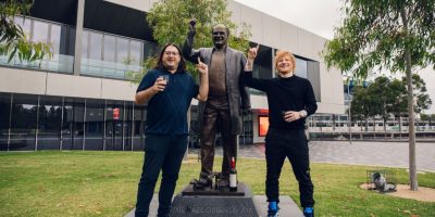 Ed Sheeran pays special tribute to Michael Gudinski in Melbourne