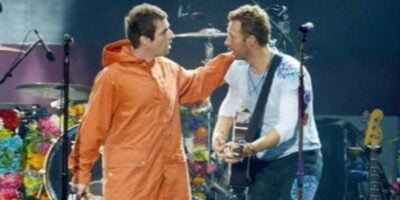 Chris Martin and Liam Gallagher