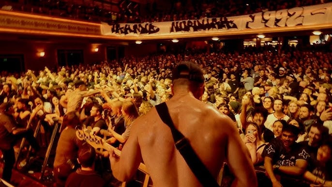 SPEED from the stage, at the Enmore Theatre