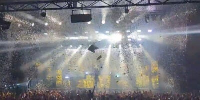 Chunks of ceiling fell onto punters at Bad Omens in Melbourne