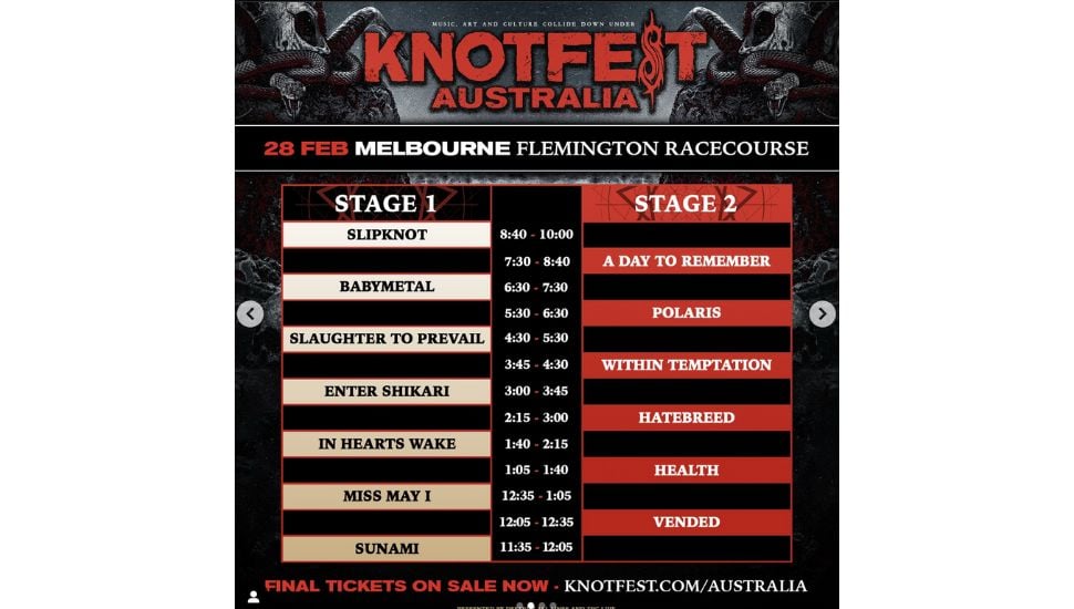 Knotfest Melbourne