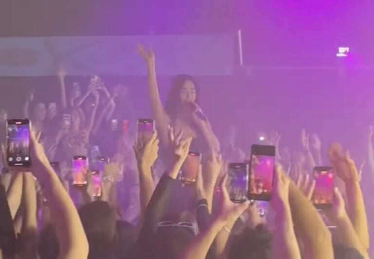 Katy Perry at Melbourne's Poof Doof