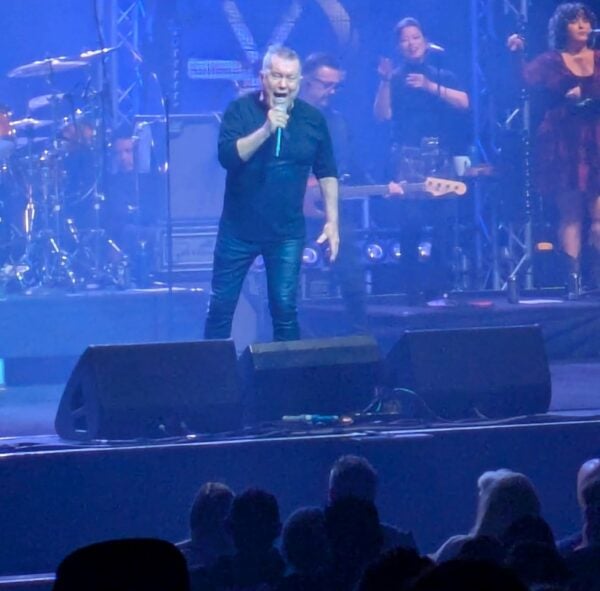 Jimmy Barnes at the Palais Theatre, Melbourne on Friday June 13th. Picture: Kiel Egging.