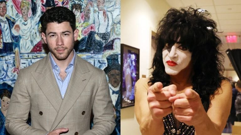 Nick Jonas and KISS frontman Paul Stanley