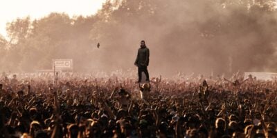 Fans at Oasis' Manchester gig