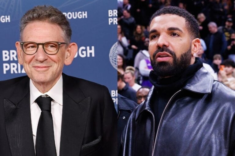 Lucian Grange (left) and Drake (right)