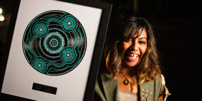 Emily Wurramara at the 2025 NIMAs
