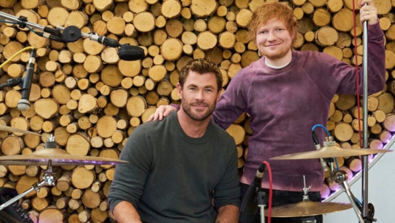 Chris Hemsworth Ed Sheeran