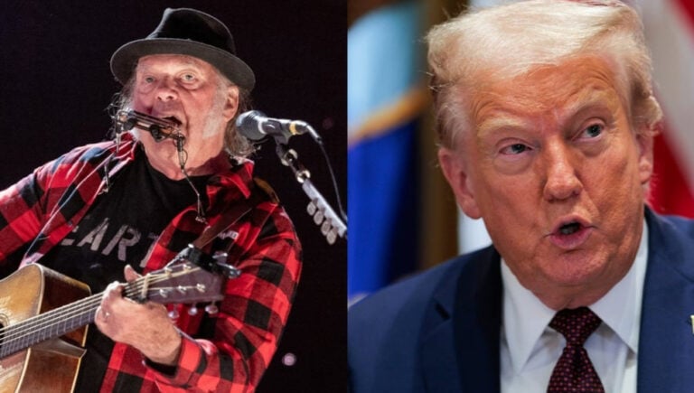 Neil Young debuts anti Trump song