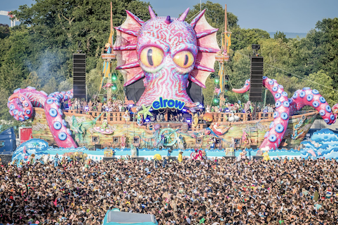The Rowmunda at an elrow festival