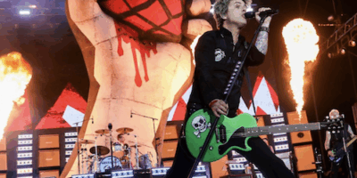 Green day's billie joe armstrong