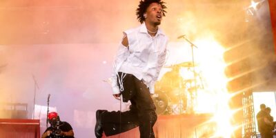 INDIO, CALIFORNIA - APRIL 11: (FOR EDITORIAL USE ONLY) d4vd performs at the Gobi Tent during the 2025 Coachella Valley Music and Arts Festival at Empire Polo Club on April 11, 2025 in Indio, California. (Photo by Emma McIntyre/Getty Images for Coachella)