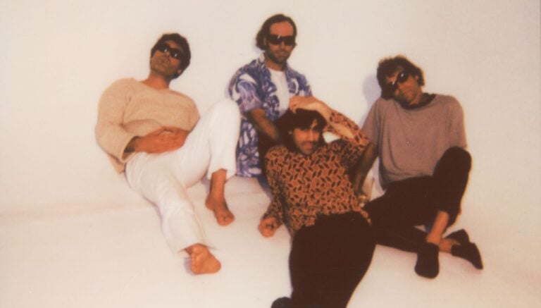 Allah-Las bandmates posing
