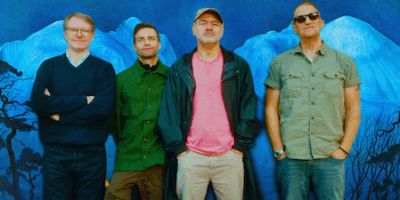 The Beta Band's John Maclean; Richard Greentree; Steve Mason; and Robin Jones