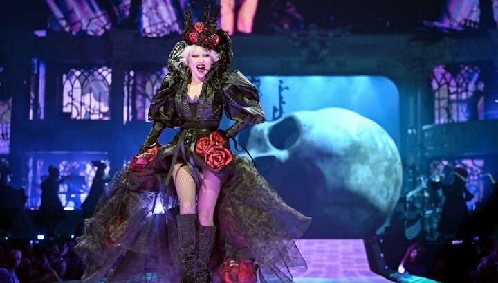 Lady Gaga in Brisbane on Tuesday night