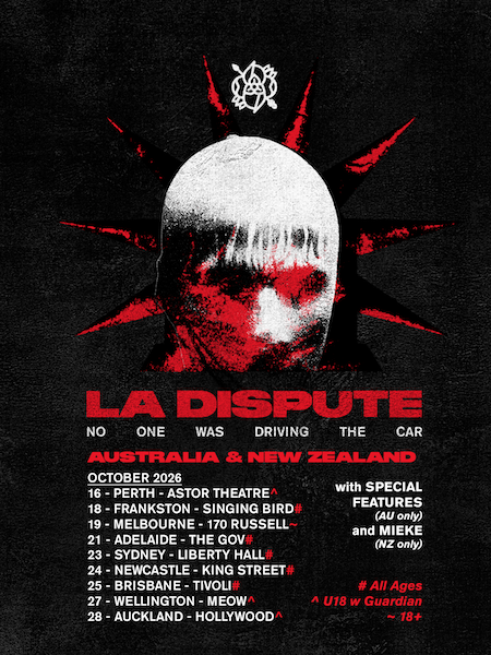 La Dispute tour announcement poster