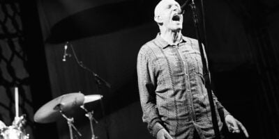 Peter Garrett on stage