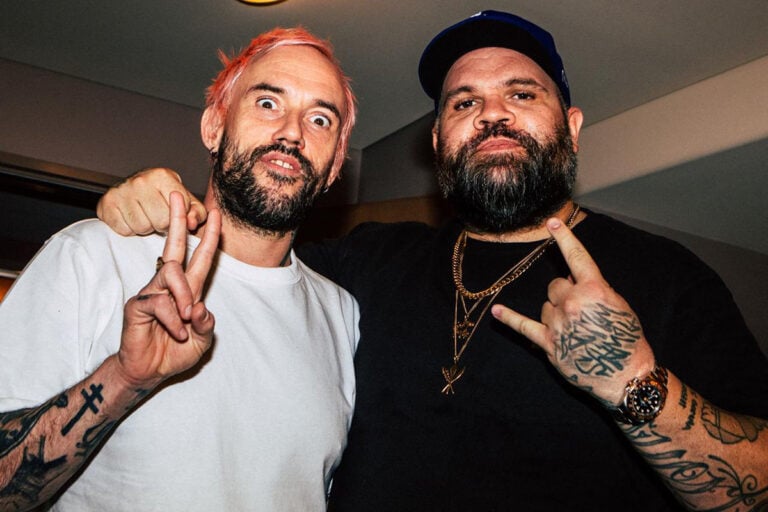 BIG NOTER Briggs with IDLES Joe Talbot