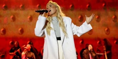 SYDNEY, AUSTRALIA - NOVEMBER 30: Tones & I performs at Sydney Opera House on November 30, 2024 in Sydney, Australia. (Photo by Don Arnold/WireImage)
