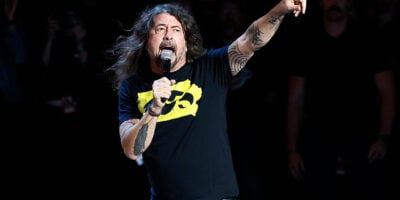 Dave Grohl performing live