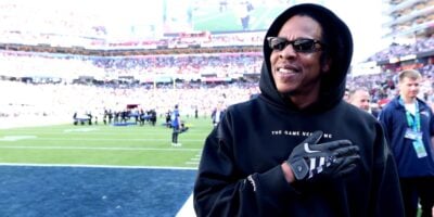 Jay-Z before Super Bowl LX at Levi’s Stadium in Santa Clara, California on 8 February 2026.
