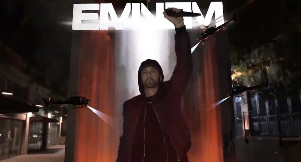 Snap back to reality: Eminem's AR app embraces phones at gigs