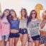 Group of women on beach