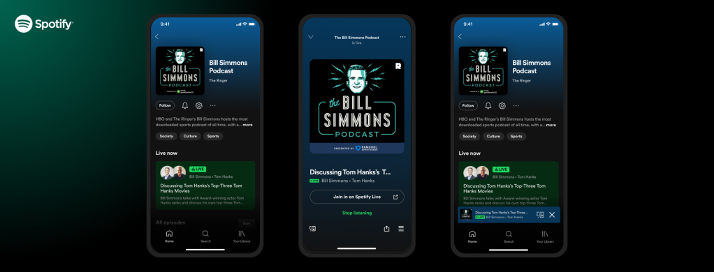 Spotify Greenroom Rebranded Spotify Live