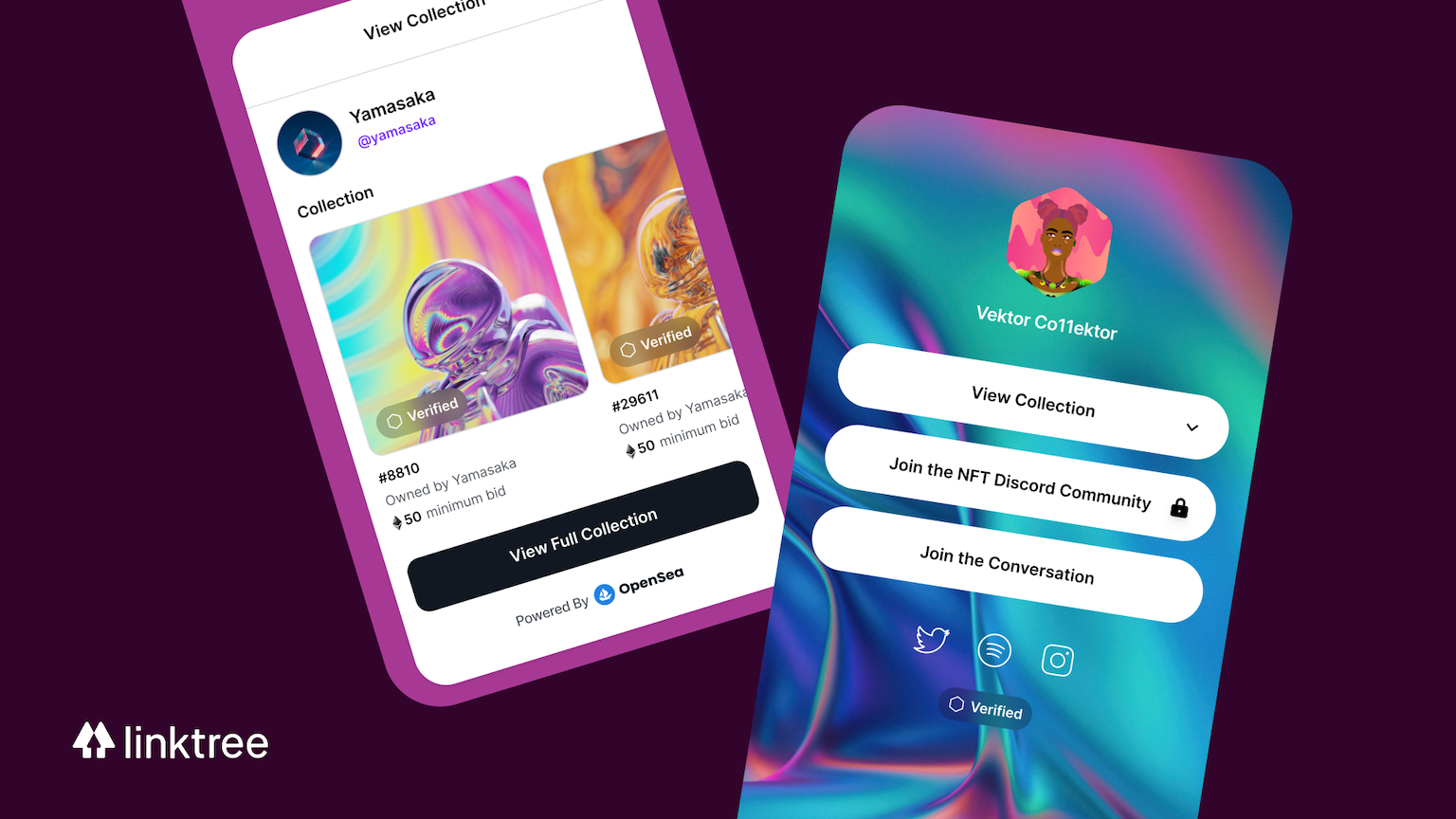 Linktree NFTs for creators