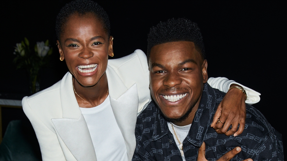 Letitia Wright and John Boyega