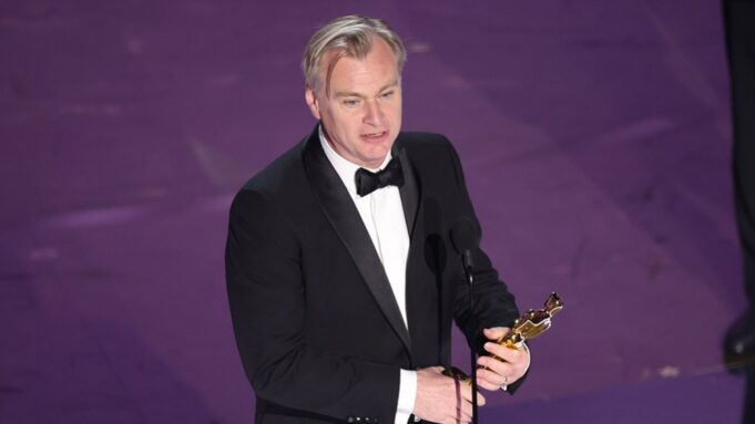 Christopher Nolan at the 2024 Oscars