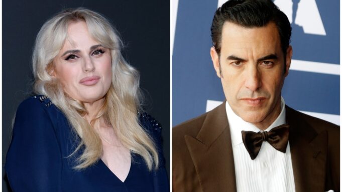 Rebel Wilson and Sacha Baron Cohen