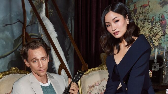 Tom Hiddleston and Anna Sawai