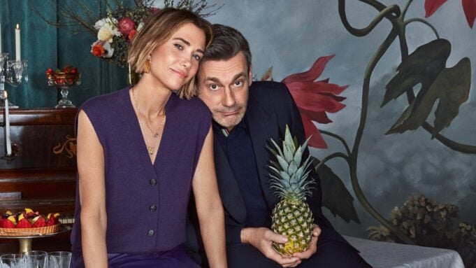 Kristen Wiig and Jon Hamm