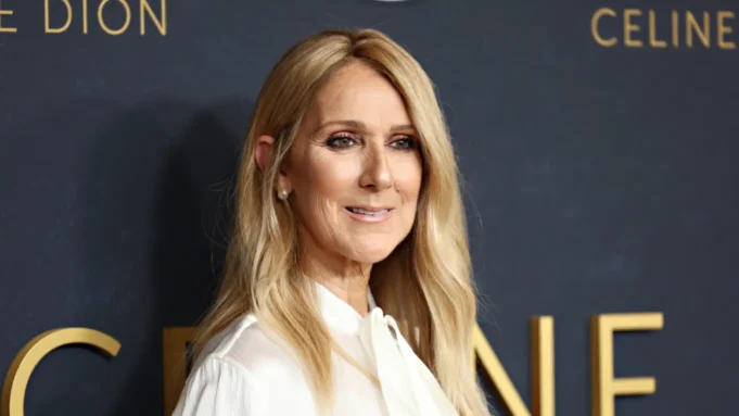 Celine Dion Gets Emotional After Standing