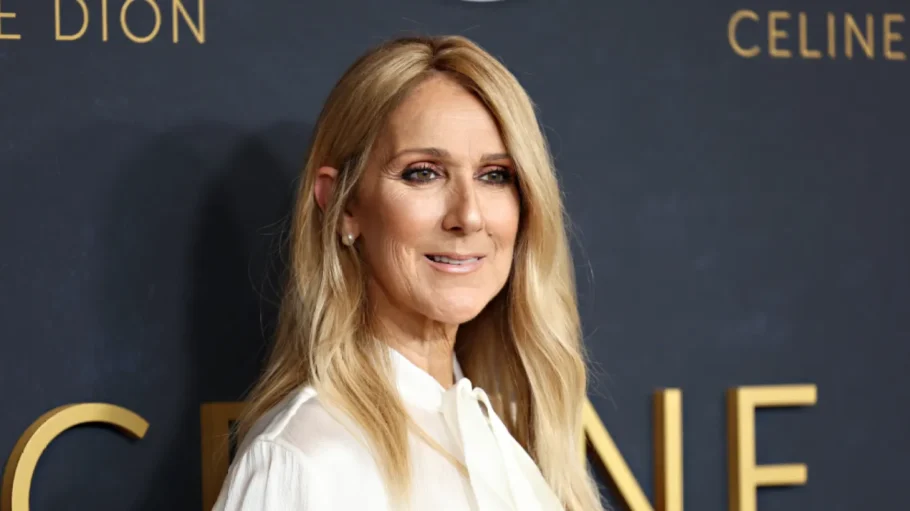 Celine Dion Gets Emotional After Standing
