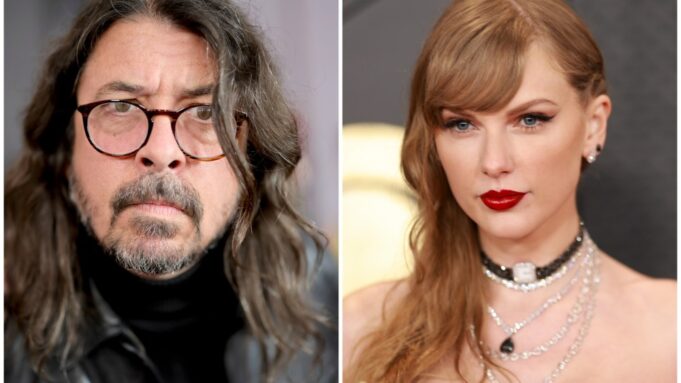 Dave Grohl and Taylor Swift