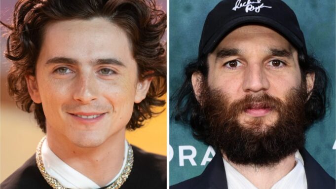 Timothée Chalamet and Josh Safdie