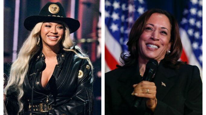 Beyoncé and Kamala Harris